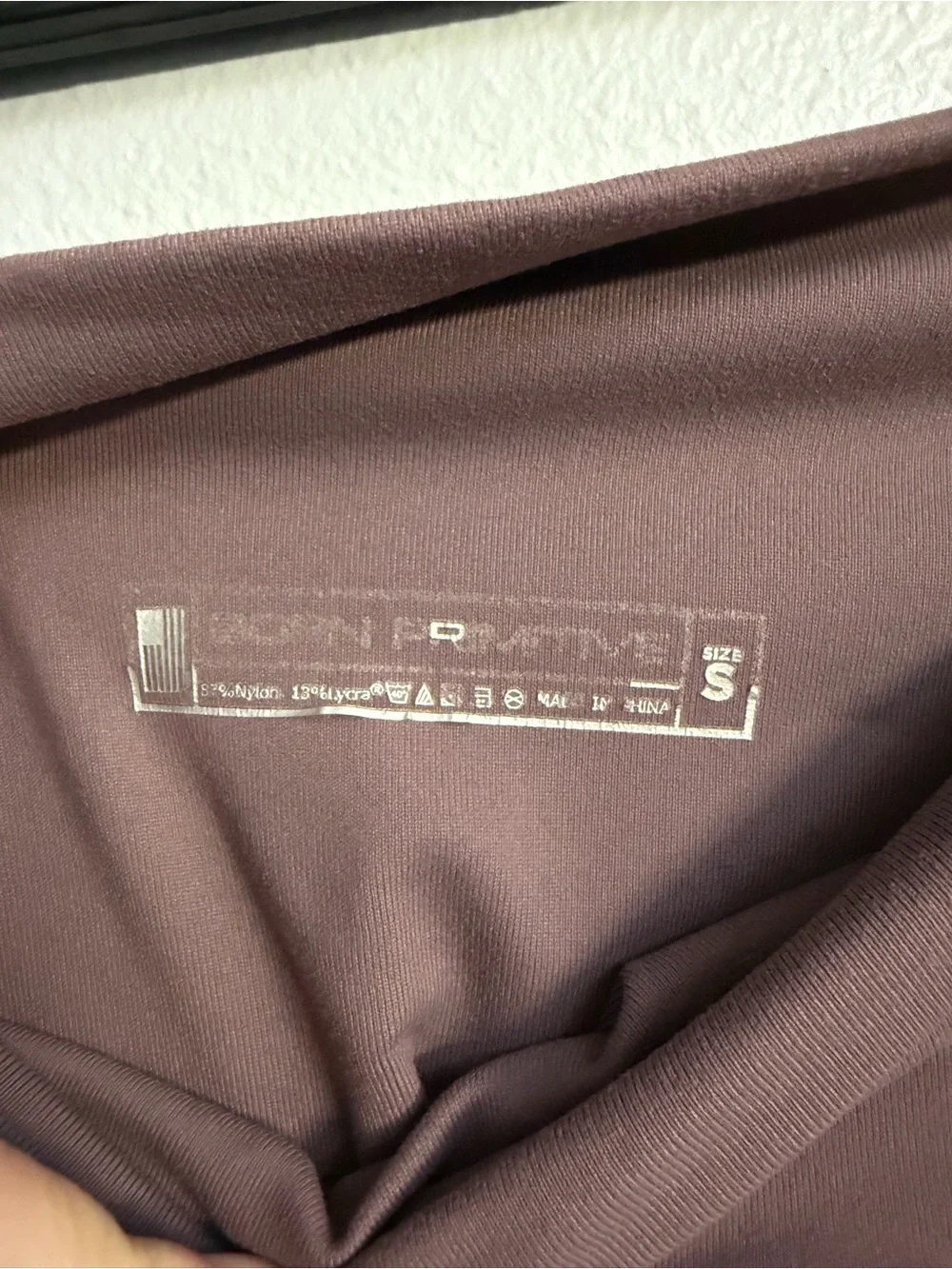 Born Primitive Women's High-Waist Athletic Shorts in Mauve
